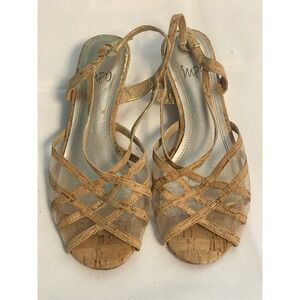 Impo Women's Beige  Flat Sandals‎ Shoe Size 7.5m Bin2